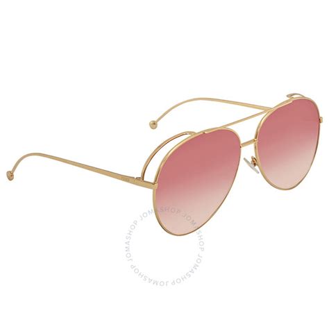 fendi ff 0286/s|Fendi Run Away Burgundy Gradient Pilot Ladies Sunglasses FF .